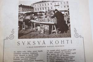 Suomen Kuvalehti 1921 nr 41, kansikuva Mary Gardener, Edvard Fazer, Suomalainen näyttämötaide Turussa, Syksyä kohti, Sokeiden osa, Muotokuvia, ym.