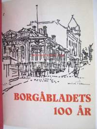 Borgåbladets 100 år -kansikuvitus Henrik Tikkanen