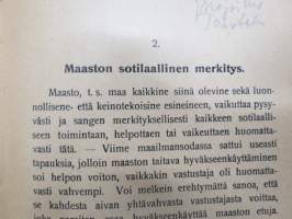 Sotilastopografian oppijakso suojeluskunta- ja reserviupseerikursseja varten -military topography coursebook for army &amp; National Guard officer courses