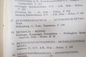 Suurmessut 1935 luettelo / katalog Stormässän