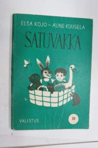 Satuvakka II - oheislukemisto kansakollun II:lle luokalle, kuvittanut Leena Puranen