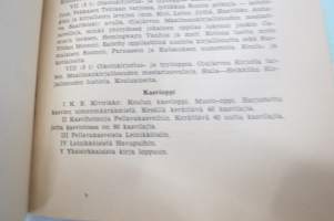Kemijärven yhteiskoulu / yhteislyseo, erä vuosikertomuksia 1934-1970, osa tuplakappaleina, monissa mukana rehtorin puhekonsepteja ym.