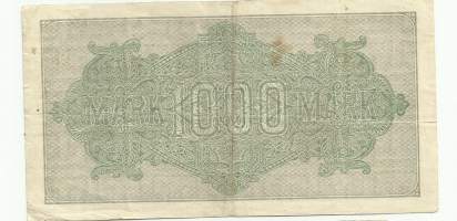 Saksa 1000 markkaa 1922 seteli