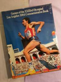 Games of the XXIIIrd Olympiad Los Angeles 1984 Commemoratieve Book - avaamaton muovipakkaus -
