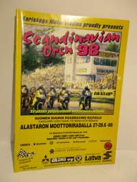 Alastaro Scandinavian Open 27.-28.6. 1998 - käsiohjelma