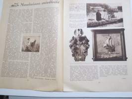 Suomen Kuvalehti 1923 nr 35, kansikuva Helsinki sateella, Maalaisen mietteitä, Taidekausi alkamassa, Kirje Dresdenistä, Pohjois-Karjalan vapausmuisto, Lukukuvia, ym.