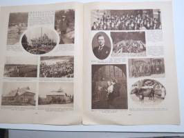 Suomen Kuvalehti 1923 nr 35, kansikuva Helsinki sateella, Maalaisen mietteitä, Taidekausi alkamassa, Kirje Dresdenistä, Pohjois-Karjalan vapausmuisto, Lukukuvia, ym.