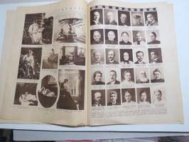 Suomen Kuvalehti 1923 nr 35, kansikuva Helsinki sateella, Maalaisen mietteitä, Taidekausi alkamassa, Kirje Dresdenistä, Pohjois-Karjalan vapausmuisto, Lukukuvia, ym.