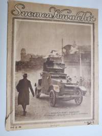 Suomen Kuvalehti 1923 nr 4, kansikuva Ranskalaiset saapuvat - Ensimmäiset valtausjoukot Essenin asemalla, Lepaan puutarhaopisto, Neljä diktaattoria, ym.