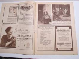 Suomen Kuvalehti 1923 nr 5, kansikuva Diana Allen, Pääkaupunkilaisen päiväkirja, Suomen ensimmäinen satamakongressi, Röntgen-koneesta ja sen käytöstä, ym.