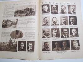 Suomen Kuvalehti 1923 nr 5, kansikuva Diana Allen, Pääkaupunkilaisen päiväkirja, Suomen ensimmäinen satamakongressi, Röntgen-koneesta ja sen käytöstä, ym.