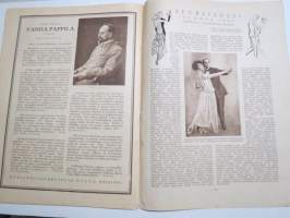 Suomen Kuvalehti 1923 nr 5, kansikuva Diana Allen, Pääkaupunkilaisen päiväkirja, Suomen ensimmäinen satamakongressi, Röntgen-koneesta ja sen käytöstä, ym.