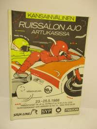 48. Ruissalonajo Turku Artukainen 23-25.5.1986 -käsiohjelma