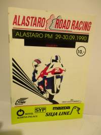 Alastaro PM Road Racing  29.30.9.1990 - käsiohjelma