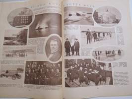 Suomen Kuvalehti 1923 nr 9, kansikuva Jennie Costiander, Siis tulkoon sota ja veriset vaatteet, Langaton puhelin, Viikon kuvia kautta maan, Filmi uutuuksia, ym.