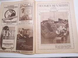 Suomen Kuvalehti 1923 nr 15, kansikuva Alexi´s Fenehjelm, Taiteen alalta, Selma Lundahl, Hengen pelastuksen opetusta, Ulkomaan postista, Uutiskuva maaseudulta, ym.