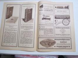 Suomen Kuvalehti 1923 nr 15, kansikuva Alexi´s Fenehjelm, Taiteen alalta, Selma Lundahl, Hengen pelastuksen opetusta, Ulkomaan postista, Uutiskuva maaseudulta, ym.