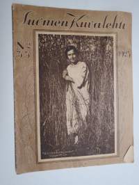 Suomen Kuvalehti 1923 nr 33, kansikuva &quot;Ruiskaunokki&quot;, Sortoajan ilmöitä Helsingissä, Kesäisiä juhlia ja retkiä, Lento moottorittomalla koneella, ym.