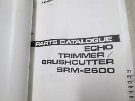 Echo trimmer / brushcutter / blower parts catalogue - trimmerit, raivaussahat, puhaltimet - Varaosakuvastot