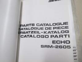 Echo trimmer / brushcutter / blower parts catalogue - trimmerit, raivaussahat, puhaltimet - Varaosakuvastot