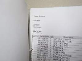 Echo trimmer / brushcutter / blower parts catalogue - trimmerit, raivaussahat, puhaltimet - Varaosakuvastot