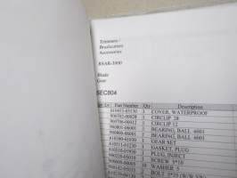 Echo trimmer / brushcutter / blower parts catalogue - trimmerit, raivaussahat, puhaltimet - Varaosakuvastot