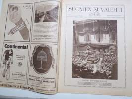 Suomen Kuvalehti 1923 nr 16, kansikuva Kunniavahti sankarihaudalla, Saksan koettelemukset, Vilho Sjöström 50-vuotias, Äänestyskone keksitty, Helsingin kuvia, ym.