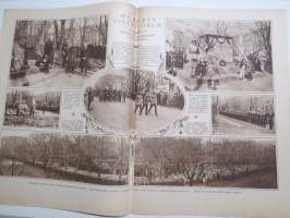 Suomen Kuvalehti 1923 nr 16, kansikuva Kunniavahti sankarihaudalla, Saksan koettelemukset, Vilho Sjöström 50-vuotias, Äänestyskone keksitty, Helsingin kuvia, ym.