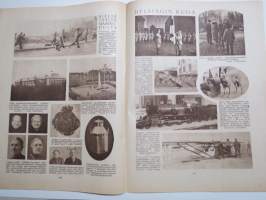 Suomen Kuvalehti 1923 nr 16, kansikuva Kunniavahti sankarihaudalla, Saksan koettelemukset, Vilho Sjöström 50-vuotias, Äänestyskone keksitty, Helsingin kuvia, ym.