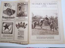 Suomen Kuvalehti 1923 nr 39, kansikuva Lycy Doraine, Valehtelevia valokuvia, Koteja kodittomille, Taidenäyttelyistä, Kansainvälinen urheilupäivä pääkaupungissa, ym.