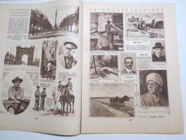 Suomen Kuvalehti 1923 nr 39, kansikuva Lycy Doraine, Valehtelevia valokuvia, Koteja kodittomille, Taidenäyttelyistä, Kansainvälinen urheilupäivä pääkaupungissa, ym.