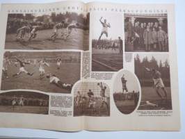 Suomen Kuvalehti 1923 nr 39, kansikuva Lycy Doraine, Valehtelevia valokuvia, Koteja kodittomille, Taidenäyttelyistä, Kansainvälinen urheilupäivä pääkaupungissa, ym.
