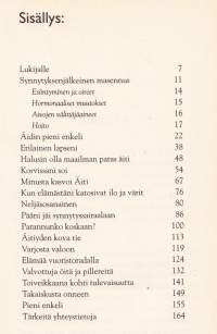 Vauvan varjo - Kokemuksia synnytyksen jälkeisestä masennuksesta, 2006. 16 koskettavaa kertomusta masennuksesta uuteen iloon lapsesta.