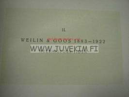 Weilin &amp; Göös 1872-1922