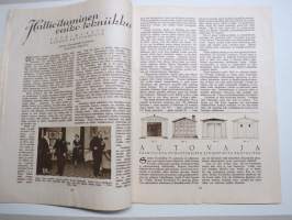 Suomen Kuvalehti 1926 nr 21, kansikuva Jumalanpalvelus, Latvian presidentin vierailu, Äidin katse, Muuan erämaan arvoitus, Maailman suurin lakko, Hoikka, ym.