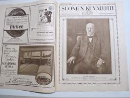 Suomen Kuvalehti 1926 nr 22, kansikuva Valkovuokkojen aikaa, Lauri Ingman, Pikkuisen pukupakinaa, Armas Järnefeltin luona Tukholmassa, Aleksis Kivi, ym.