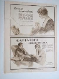 Suomen Kuvalehti 1926 nr 22, kansikuva Valkovuokkojen aikaa, Lauri Ingman, Pikkuisen pukupakinaa, Armas Järnefeltin luona Tukholmassa, Aleksis Kivi, ym.