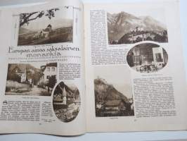 Suomen Kuvalehti 1926 nr 25, kansikuva Juhannuksena, Suomalaisten ryijyjen näyttely Berlinissä, Europan ainoa saksalainen monarkia, Mitä ihmiset valokuvaavat, ym.