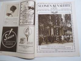 Suomen Kuvalehti 1926 nr 27, kansikuva Presidenttimme vierailu Latviassa, Sortavalan laulu- ja soittojuhlat, Kesämatkoista maassamme, Naantalin aurinkoinen, ym.