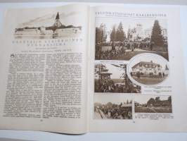 Suomen Kuvalehti 1926 nr 27, kansikuva Presidenttimme vierailu Latviassa, Sortavalan laulu- ja soittojuhlat, Kesämatkoista maassamme, Naantalin aurinkoinen, ym.