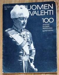 Suomen Kuvalehti 1967 nr 21, Marsalkka Mannerheim 100 vuotta erikoisnumero, Parapsykologia, Poikamiehet - Maaninka - Kurolanlahti