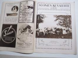 Suomen Kuvalehti 1926 nr 31, kansikuva &quot;Varokaa tulemasta lähelle!&quot;, Lehmisavu, Kotimaan kylpypaikat, Helsingin poliisilaitos, Murtovarkaus Vihdissä, ym.