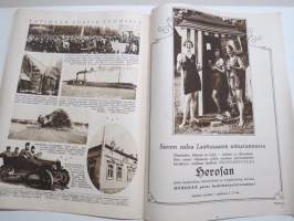 Suomen Kuvalehti 1926 nr 32, kansikuva Kaukaisia konferenssi vieraita, Laatokan ulappa Valamosta nähtynä, Maailman konferenssista toiseen, Taiteilijattaren tarina,ym