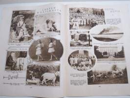 Suomen Kuvalehti 1926 nr 35, Elokuuta täysihoitolassa, S.V.U.L:N ensimmäiset kesäkurssit Kangasalalla, Kaukana korvessa, Laivastomme menetykset, Lasten maailmasta,ym