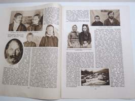 Suomen Kuvalehti 1926 nr 37, kansikuva &quot;Kohtaaminen&quot;, Ulkolaiset laivastovierailut, Antropologeina Lapissa, Sopiiko urheilu naisille?, Autouutisia, ym.