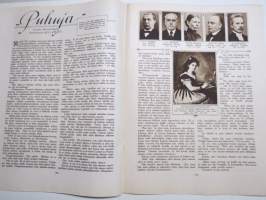 Suomen Kuvalehti 1926 nr 37, kansikuva &quot;Kohtaaminen&quot;, Ulkolaiset laivastovierailut, Antropologeina Lapissa, Sopiiko urheilu naisille?, Autouutisia, ym.