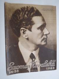 Suomen Kuvalehti 1926 nr 38, kansikuva Urho Somersalmi, Aavarannassa, Ulkomaan postista, Kymen kuvia, Kuinka äkäpussi keskeytetään, Maaseudun tuomisia, ym.