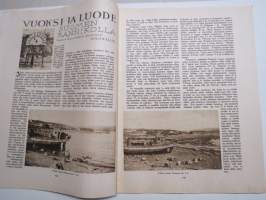 Suomen Kuvalehti 1926 nr 43, kansikuva Irma Hurstinen, Syysmanövereilla, Vuoksi ja luode - Suomen rannikolla, Erämaamatka pääkapungin porteilla, Uutiskuvia, ym.