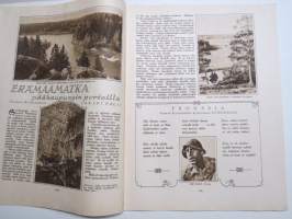 Suomen Kuvalehti 1926 nr 43, kansikuva Irma Hurstinen, Syysmanövereilla, Vuoksi ja luode - Suomen rannikolla, Erämaamatka pääkapungin porteilla, Uutiskuvia, ym.