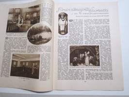 Suomen Kuvalehti 1926 nr 43, kansikuva Irma Hurstinen, Syysmanövereilla, Vuoksi ja luode - Suomen rannikolla, Erämaamatka pääkapungin porteilla, Uutiskuvia, ym.
